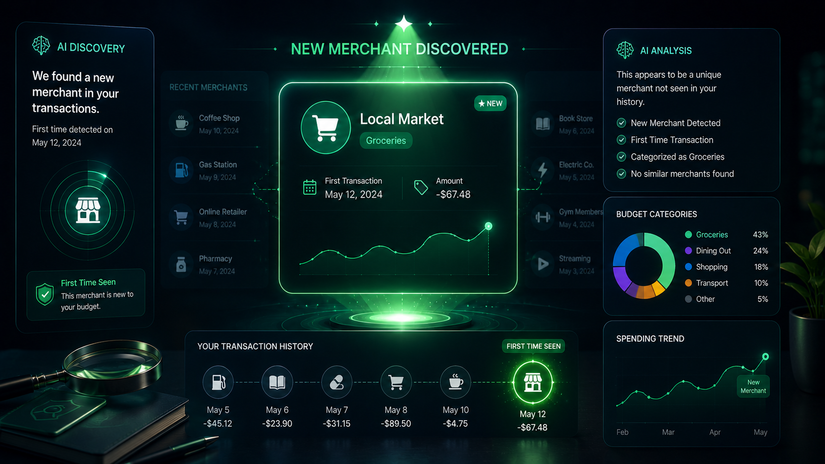 YNAB AI New Merchant Analysis: Why First-Time Payee Alerts Matter